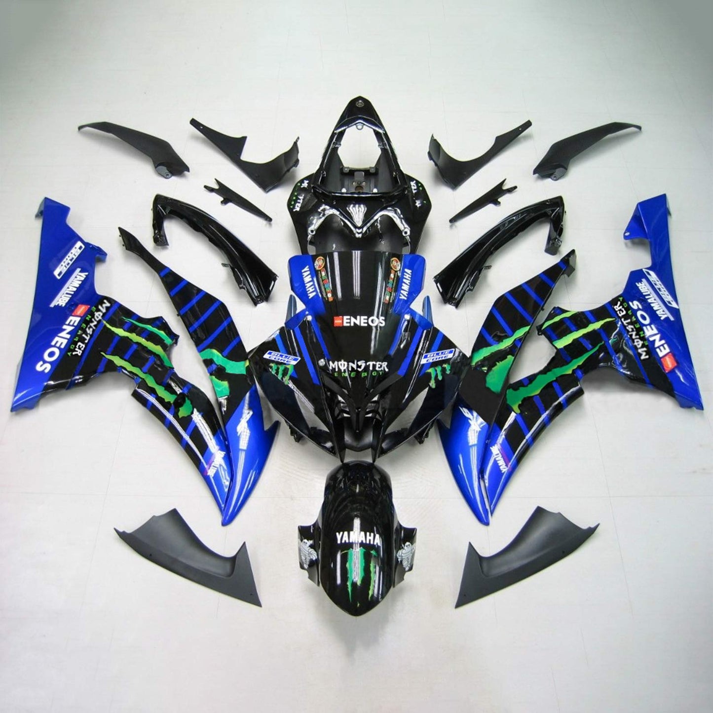 2008-2016 Yamaha YZF 600 R6 Injection Fairing Kit Bodywork Plastic ABS #155