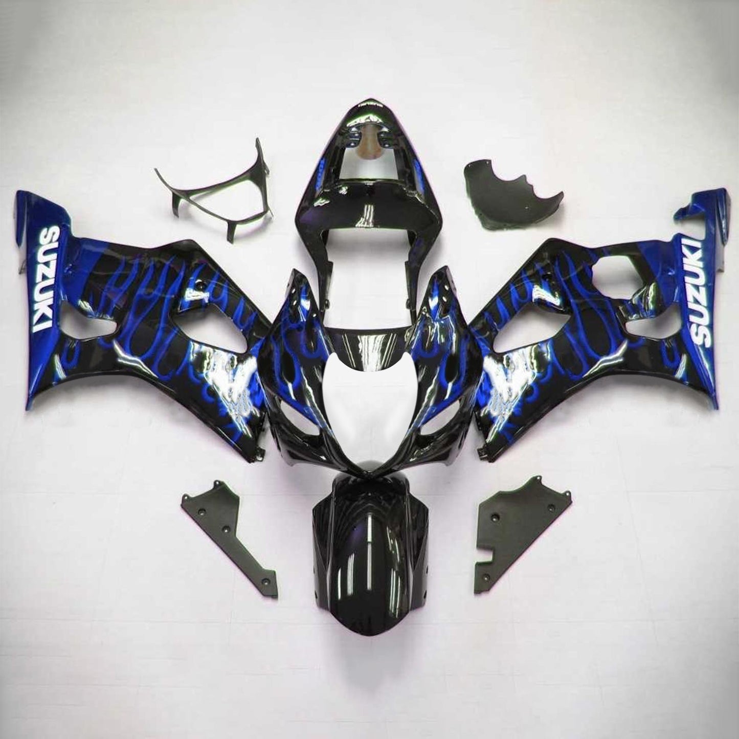 2003-2004 Suzuki GSXR1000 K3 Amotopart Injection Fairing Kit Bodywork Plastic ABS #105