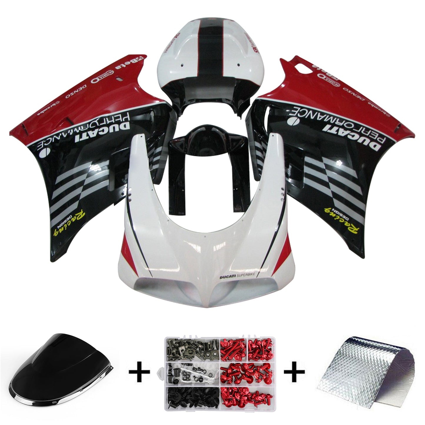 1996-2002 Ducati 996 748 Fairing Kit Bodywork ABS