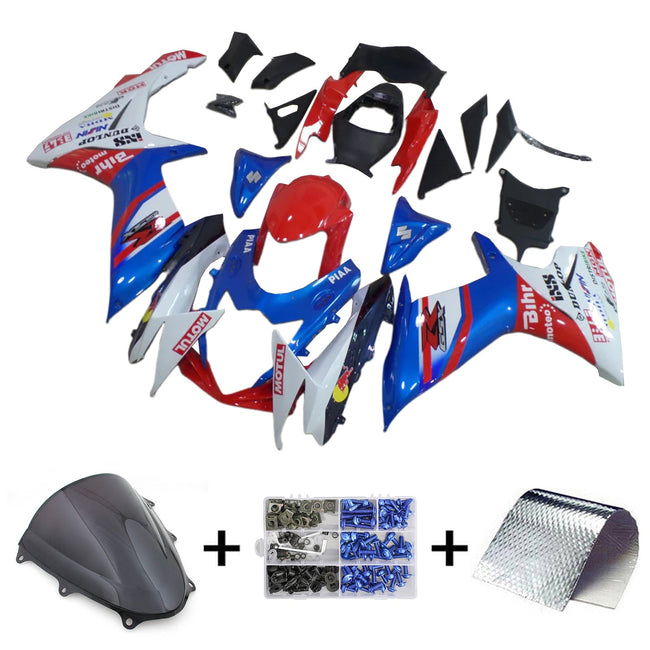 2011-2024 Suzuki GSXR 600/750 K11 Amotopart Injection Fairing Kit Bodywork Plastic ABS #101