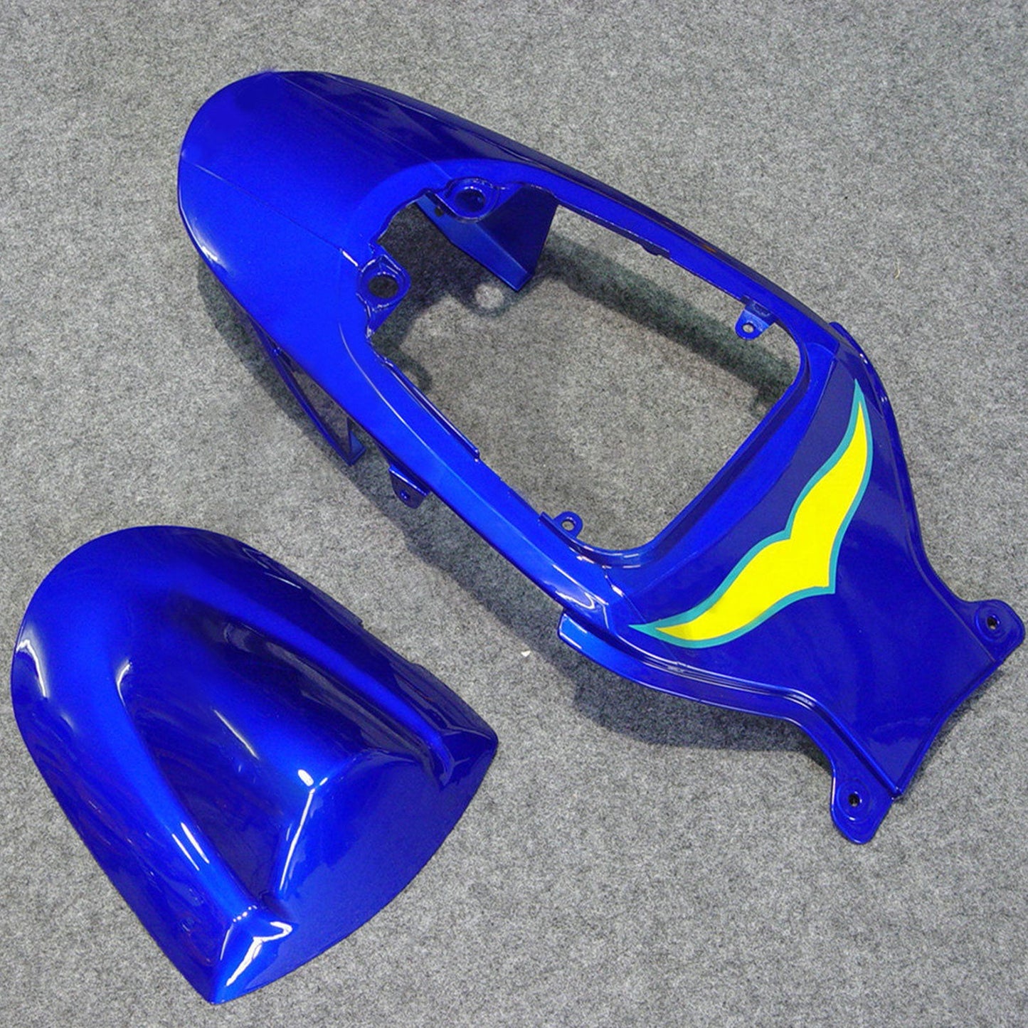 2006-2007 Suzuki GSXR 600 750 Yellow INJECTION Plastic Fairing Set