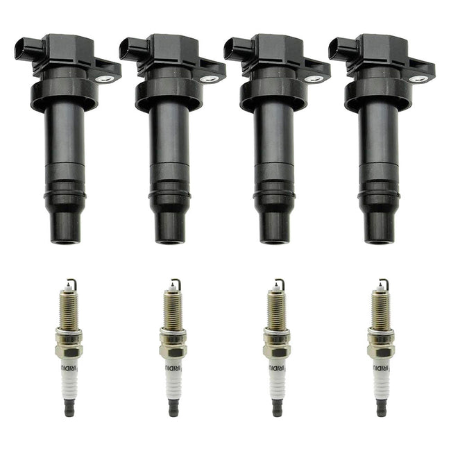 2012-2016 Hyundai Veloster 1.6L L4 Ignition Coil +Spark Plug UF636 4Pcs
