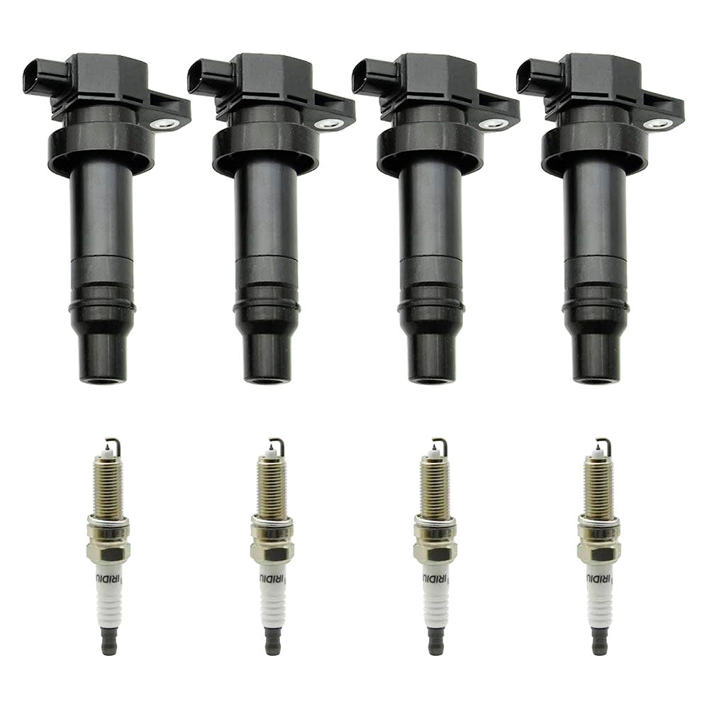 2018-2019 Hyundai Elantra GT 1.6L L4 Ignition Coil +Spark Plug UF636 4Pcs