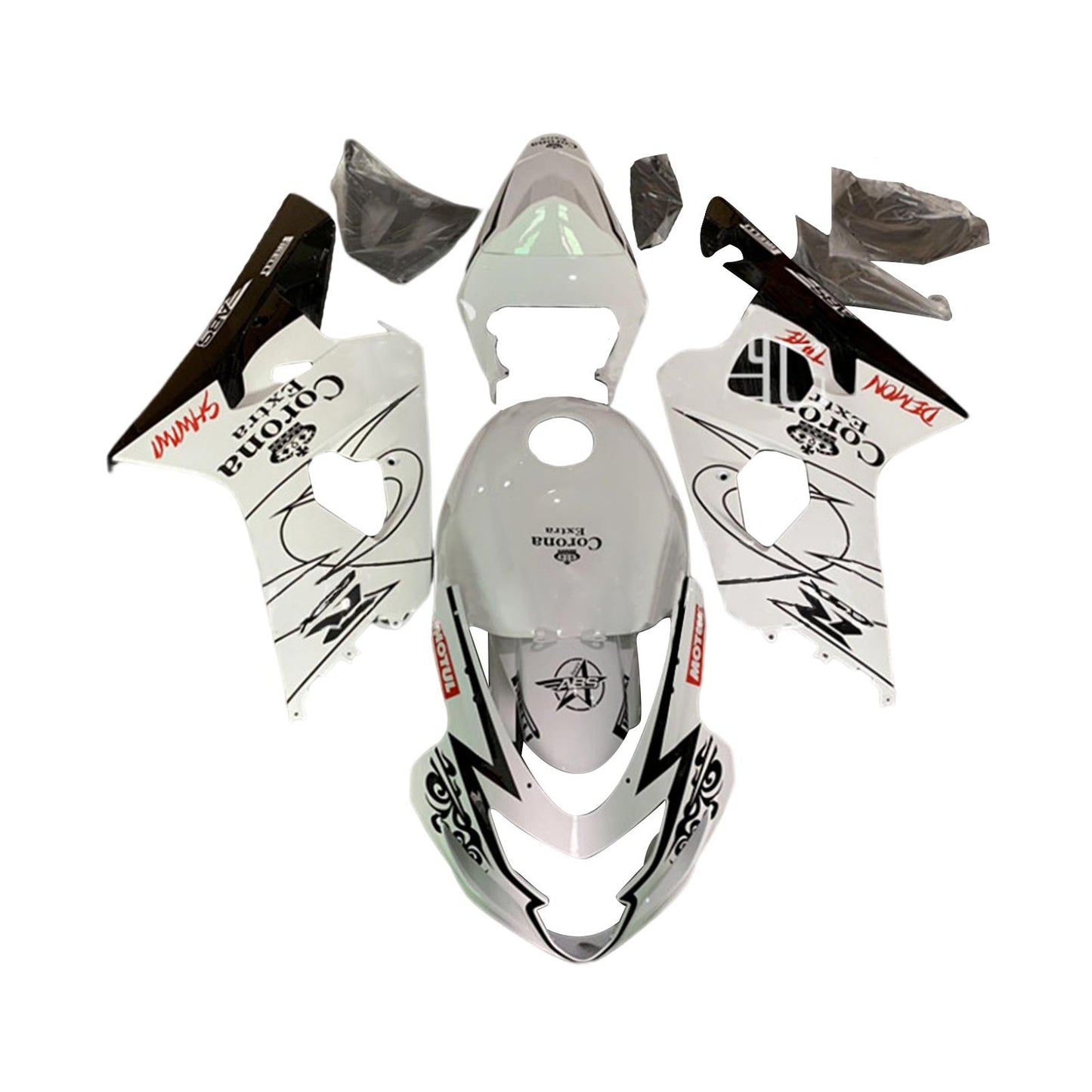 2004-2005 Suzuki GSXR 600/750 K4 Fairing Kit Bodywork Plastic ABS