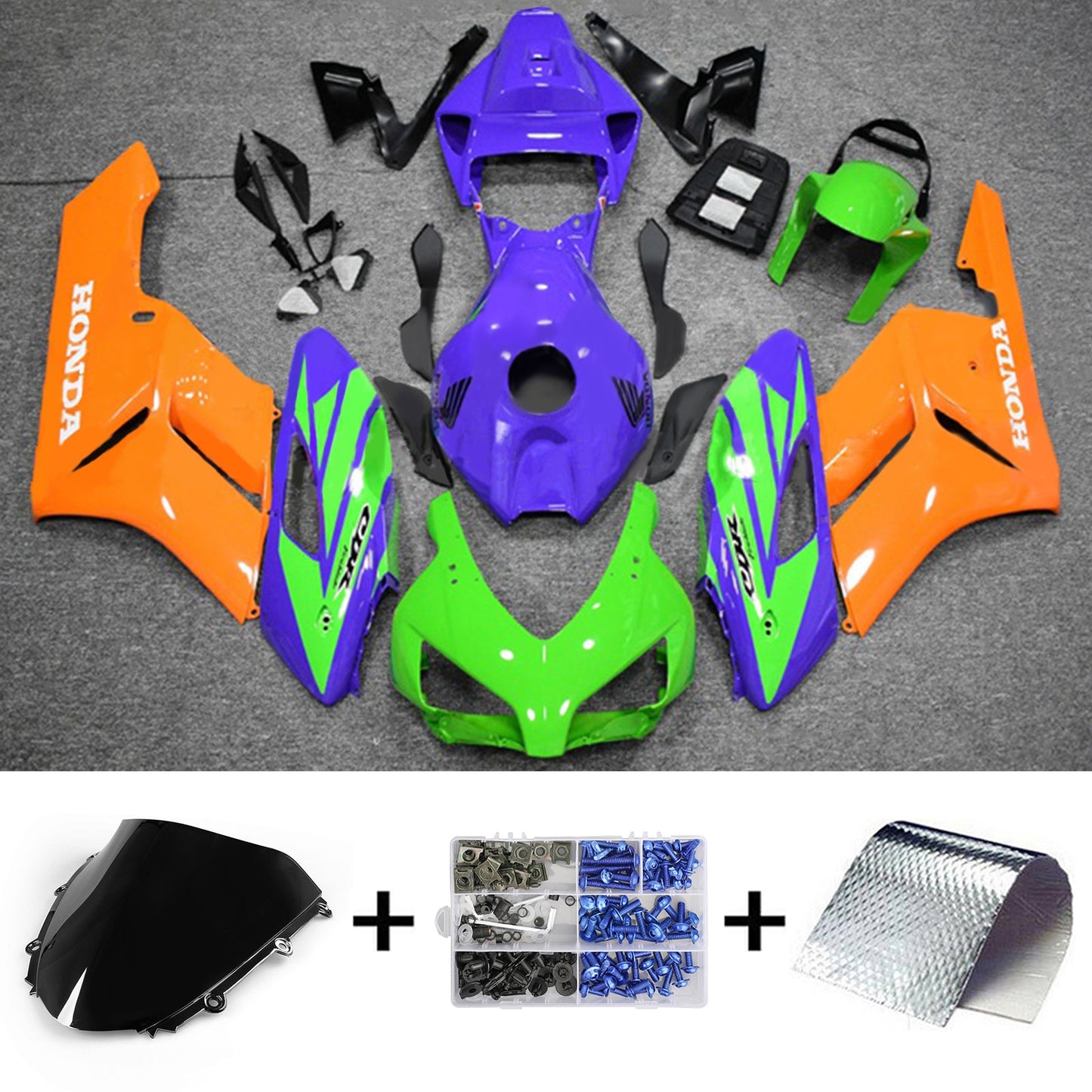 2004-2005 Honda CBR1000RR Injection Fairing Kit Bodywork Plastic ABS#191