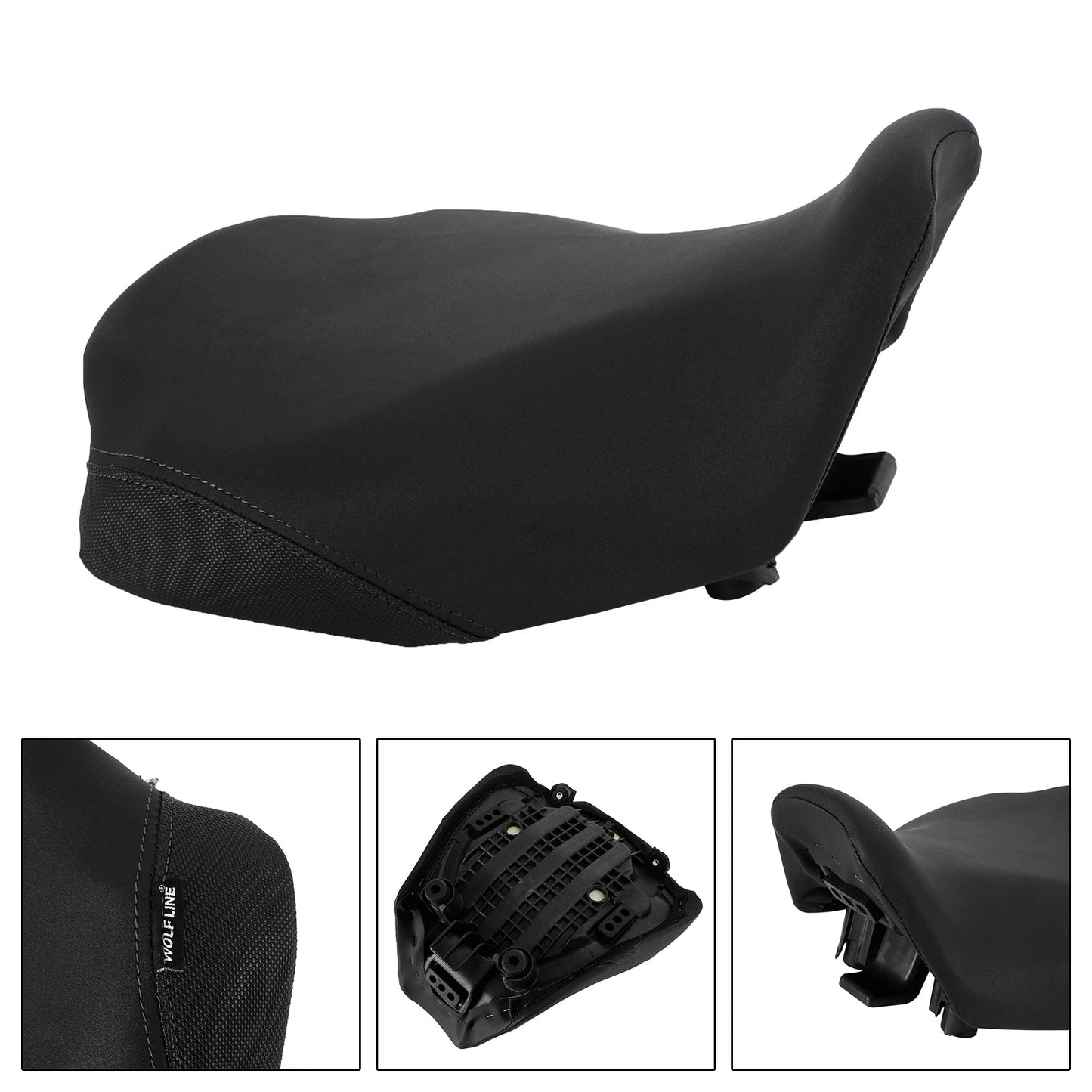 Rider Passenger Seat Front Rear Cushion Black A Fit For Honda Cb Cbr 650R 19-21