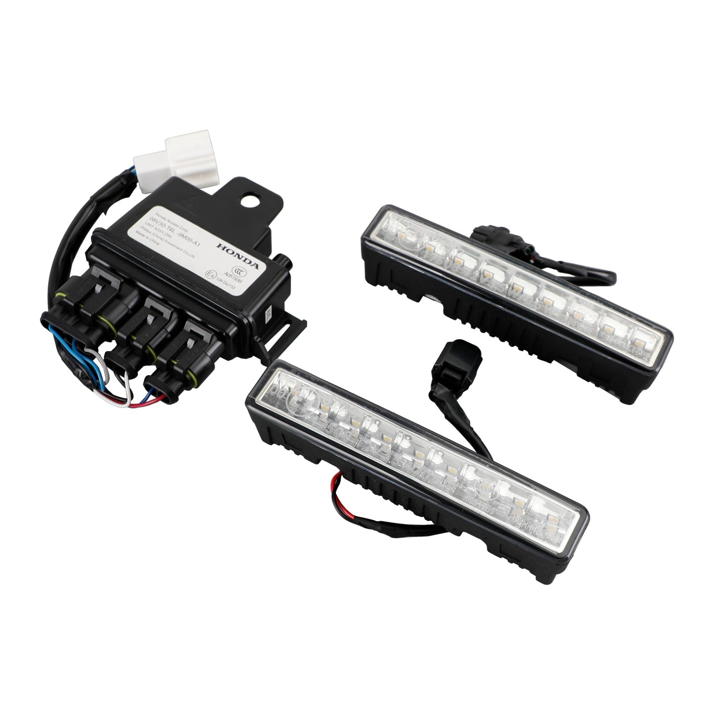 For Philips 12824X LED Daytime Running Lights For Honda 9 LED Light Source 6000K