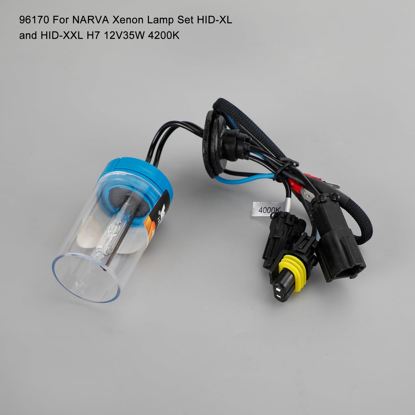 96170 For NARVA Xenon Lamp Set HID-XL and HID-XXL H7 12V35W 4200K