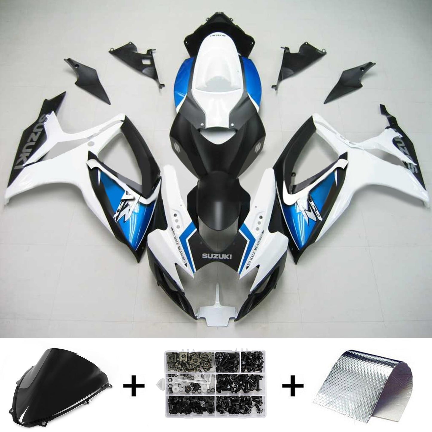 2006-2007 Suzuki GSXR 600/750 K6 Amotopart Injection Fairing Kit Bodywork Plastic ABS #175