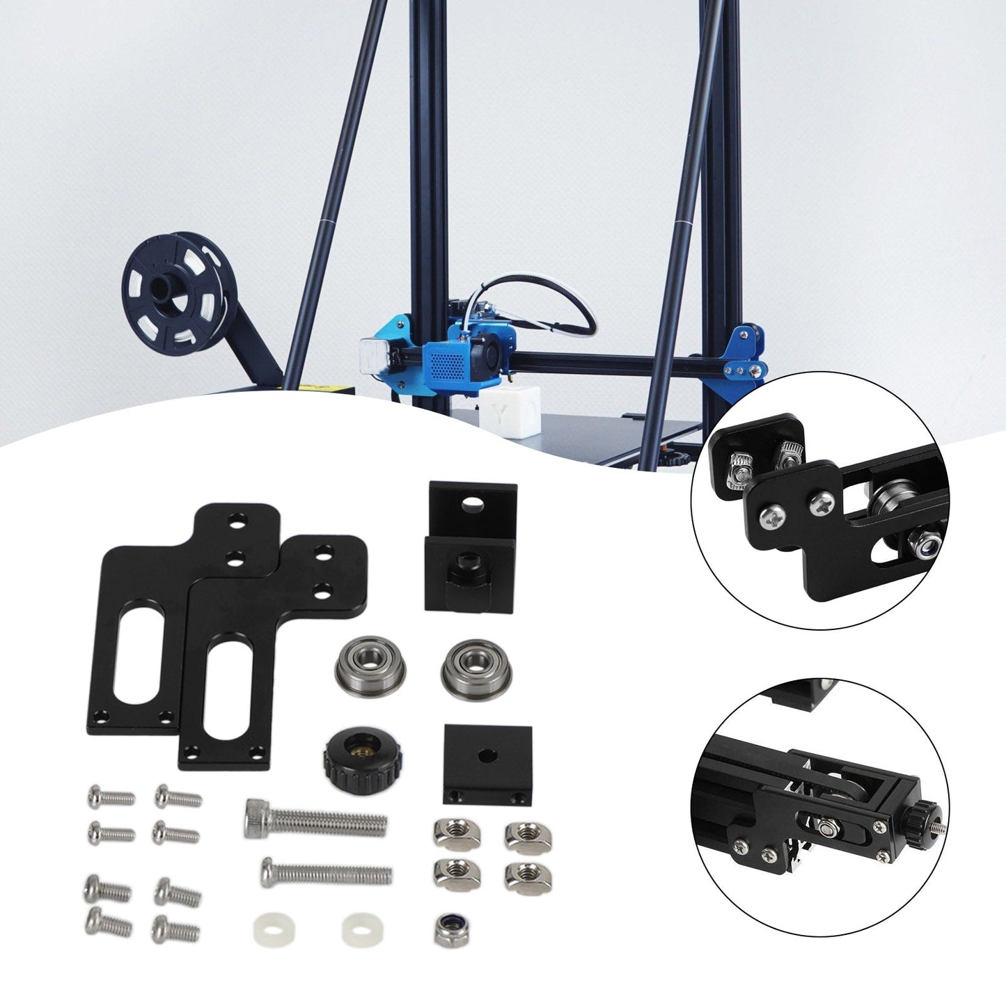 Y Axis Stretch Belt Straighten Tensioner for Creality Ender-3 CR-10/10S