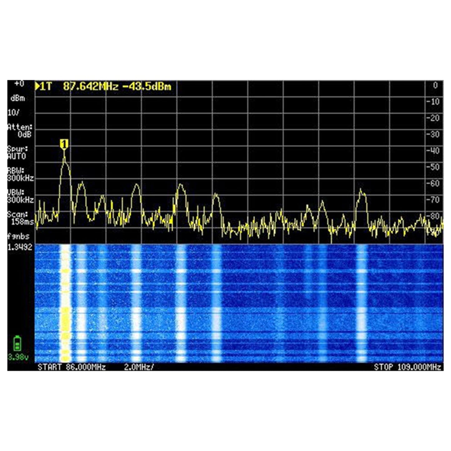 Handheld Spectrum Analyzer For TinySA ULTRA 3.95" Touch Screen+Battery