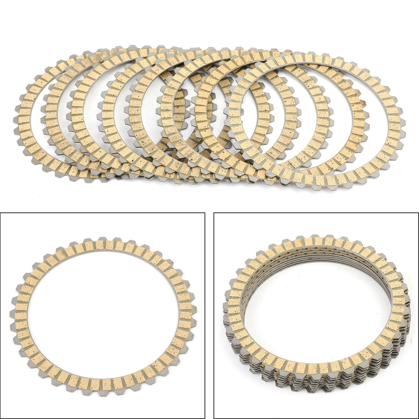 Clutch Plate Kit - Friction Plates For Harley Sportster XL883 XL1200 Softail Dyna