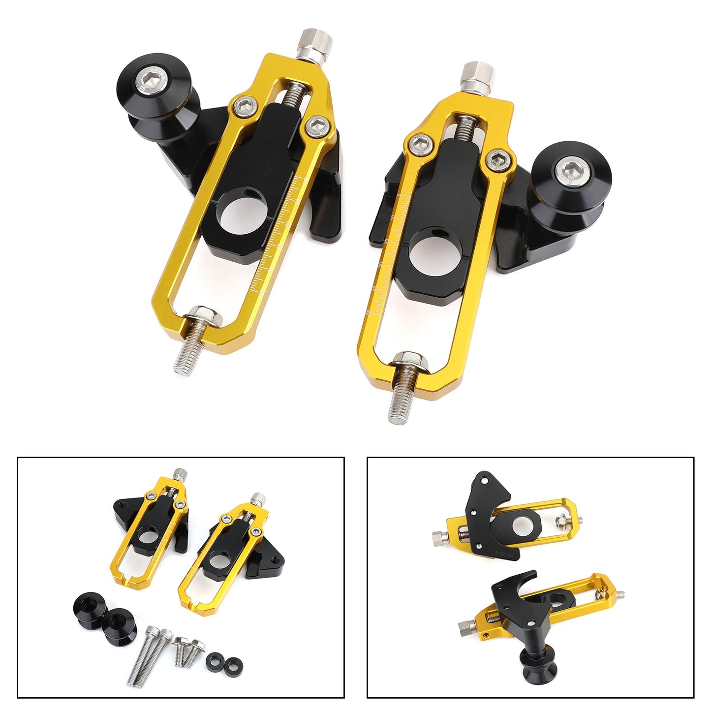 Chain Adjusters with Spool Tensioners Catena For Honda CB650R CBR650R 19-20 BLK