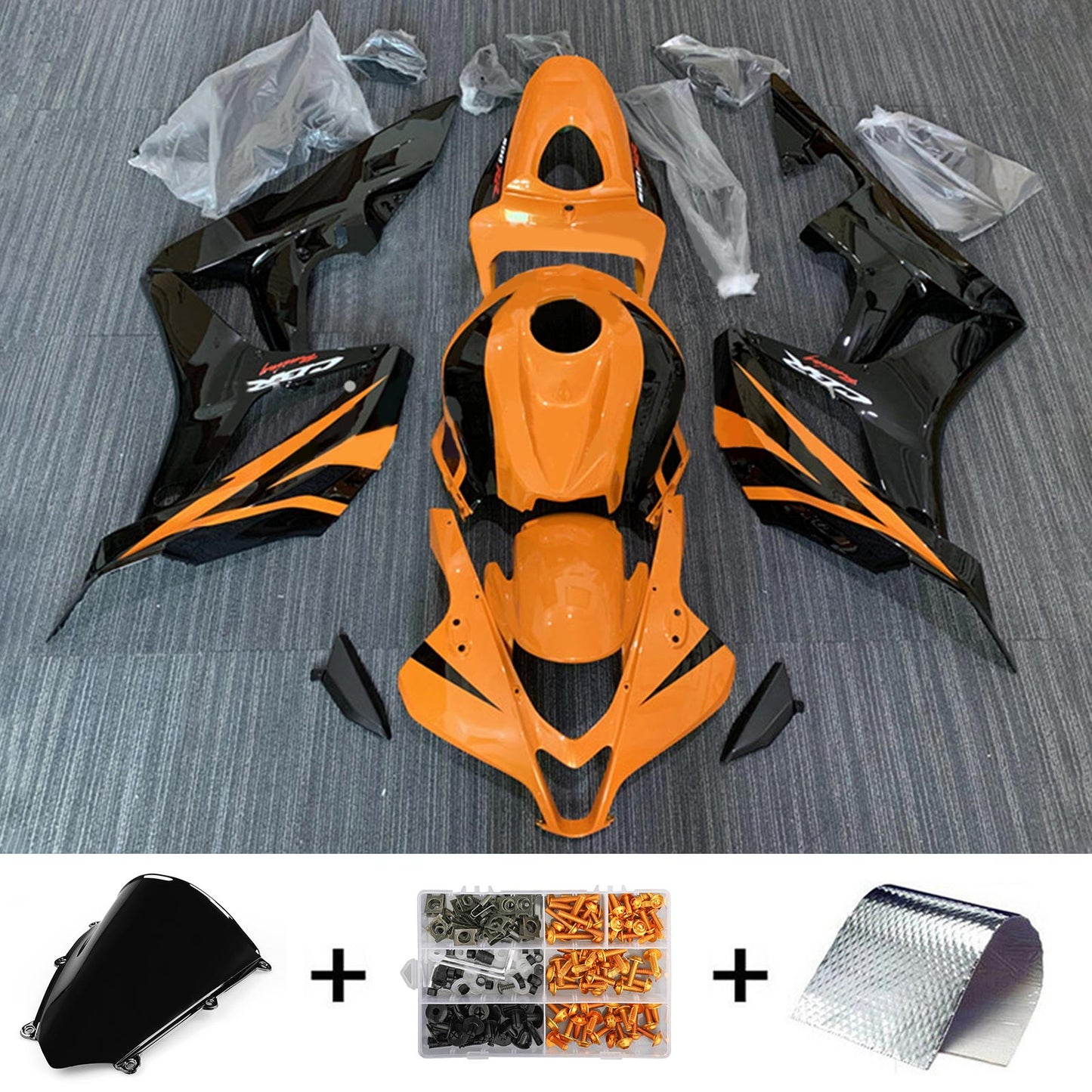 2007-2008 Honda CBR600RR F5 Injection Fairing Kit Bodywork Plastic ABS#195