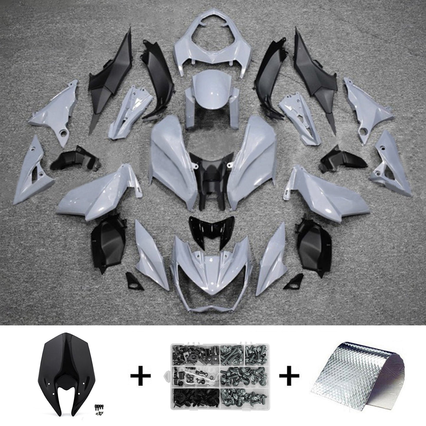 2013-2018 Kawasaki Z800 Injection Fairing Kit Bodywork Plastic ABS#116