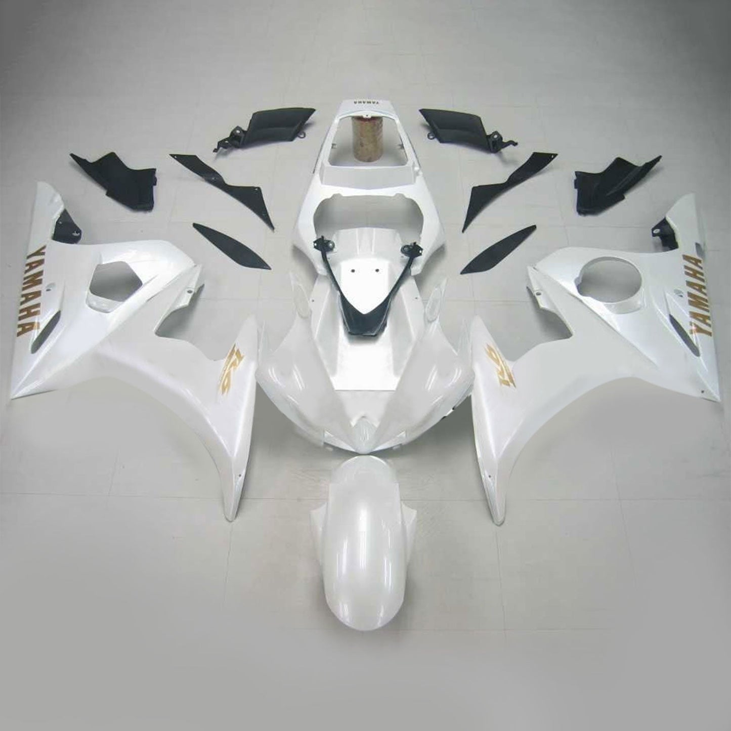 2005 Yamaha YZF 600 R6 Injection Fairing Kit Bodywork Plastic ABS #126