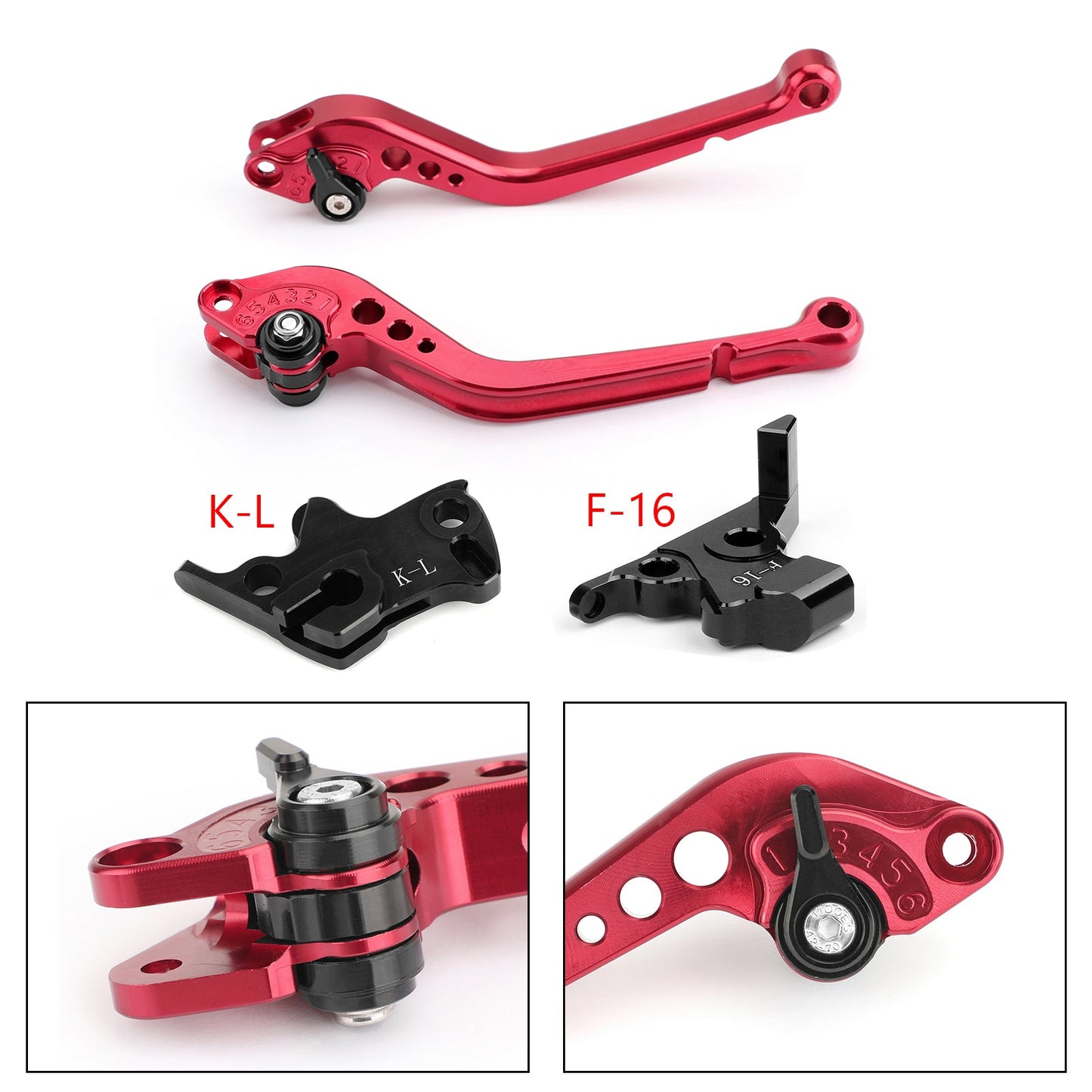 Long Clutch Brake Lever For KTM 390 2019 Silver Generic