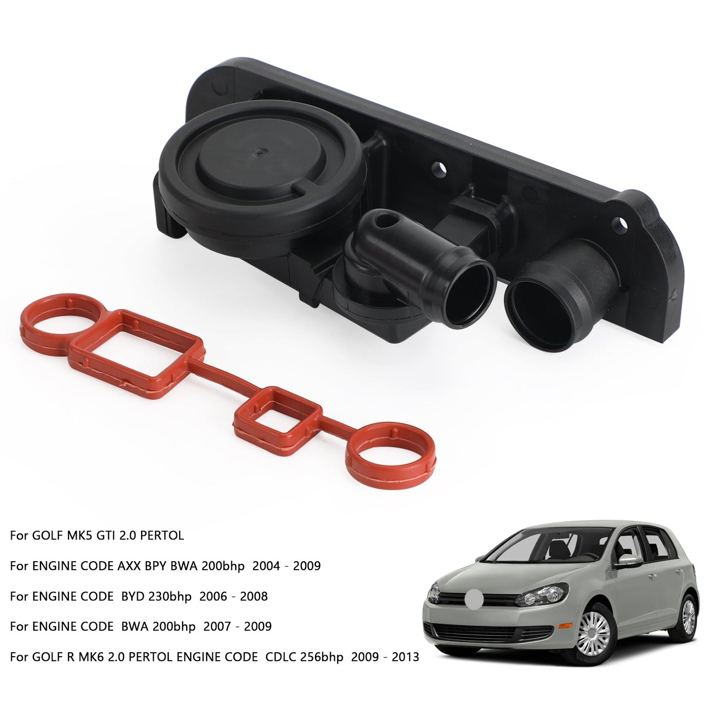 PCV Breather Valve PCV Valve TFSI 06F129101 For VW Golf Mk5 2.0 GTI Mk6