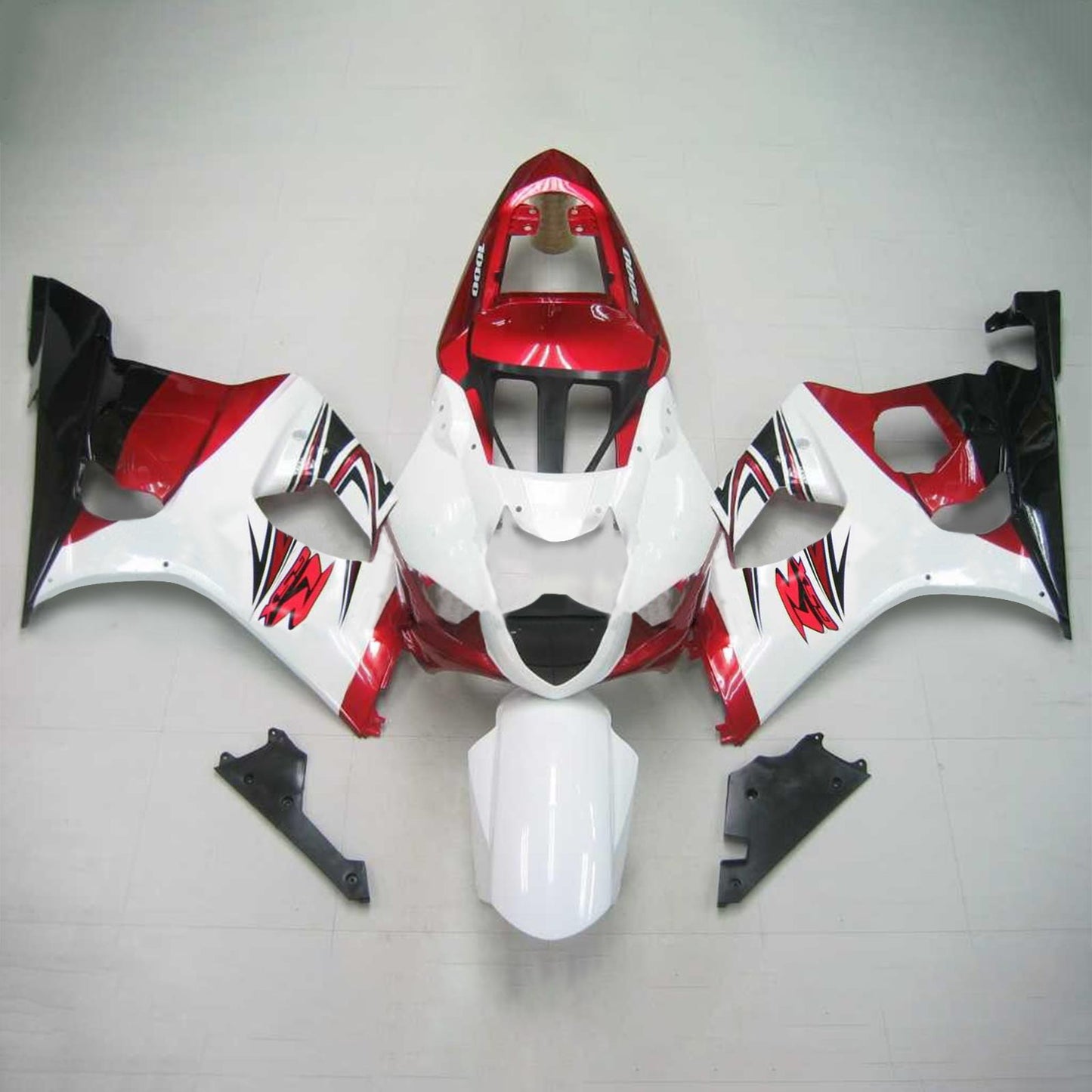 2003-2004 Suzuki GSXR1000 K3 Amotopart Injection Fairing Kit Bodywork Plastic ABS #116