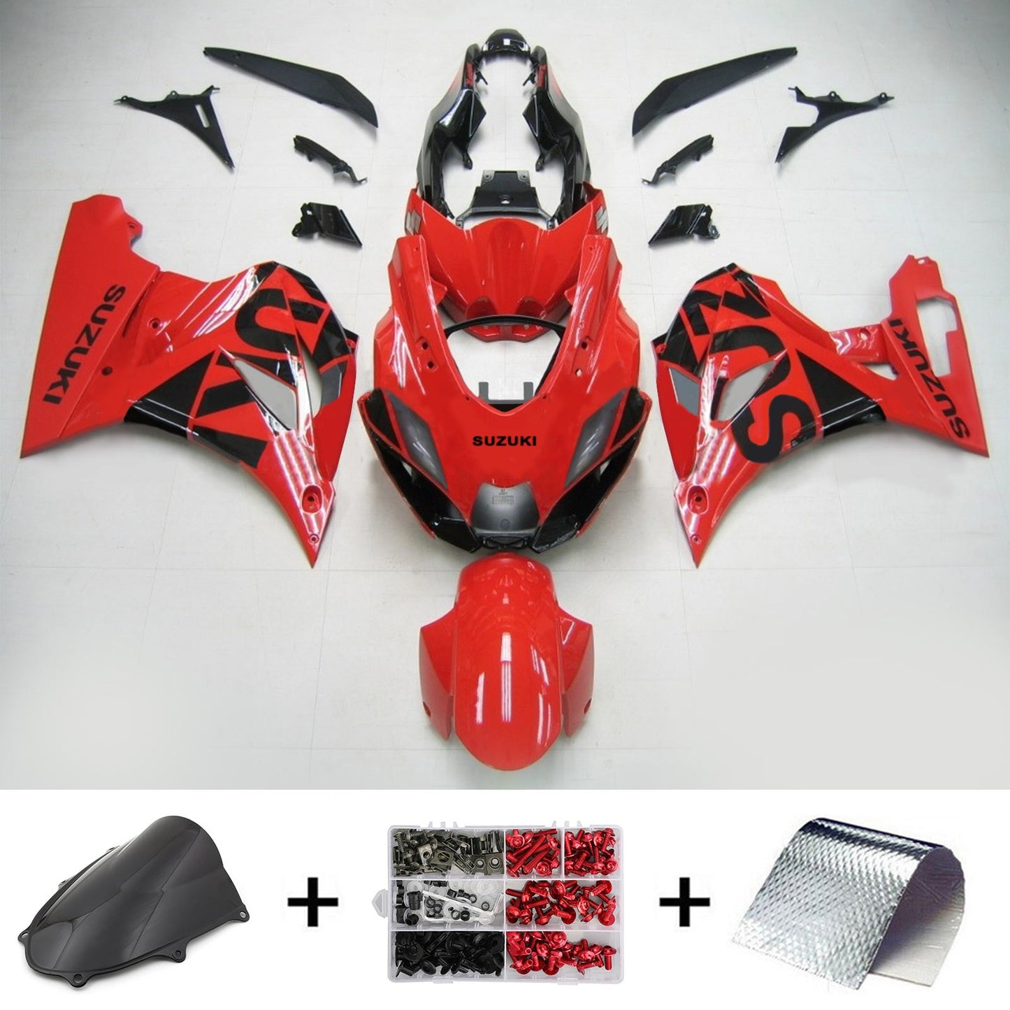 2017-2024 Suzuki GSXR1000 K17 Injection Fairing Kit Bodywork Plastic ABS #101