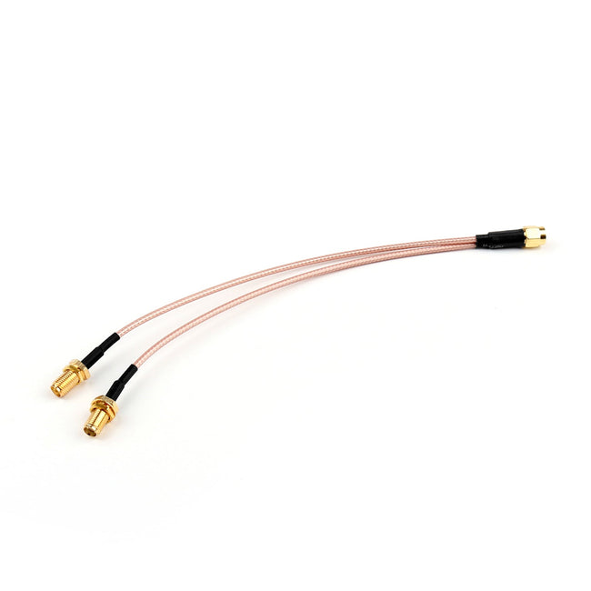 1Pcs 20cm RG316 Y Type 1 SMA Male Plug to 2 SMA Female Jack Pigtail Cable 8in
