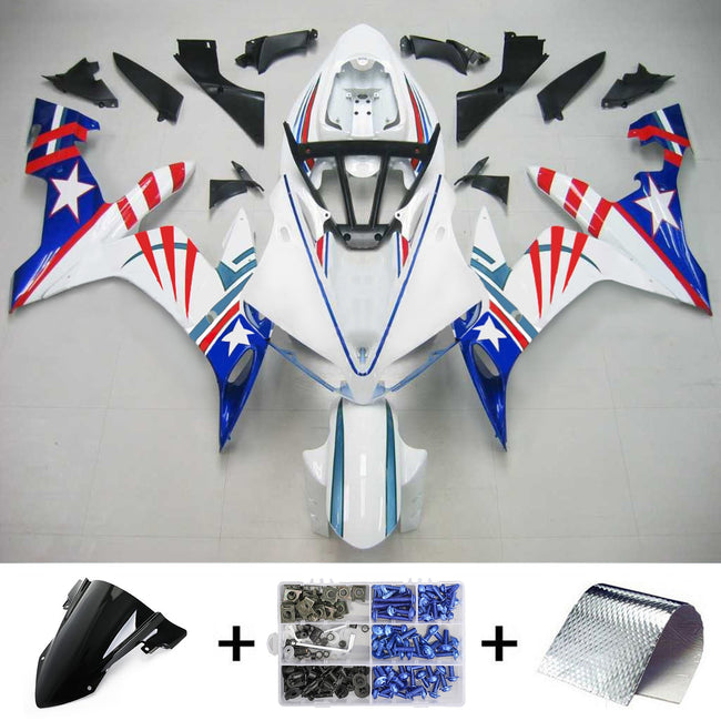 2004-2006 Yamaha YZF 1000 R1 Amotopart Injection Fairing Kit Bodywork Plastic ABS #119