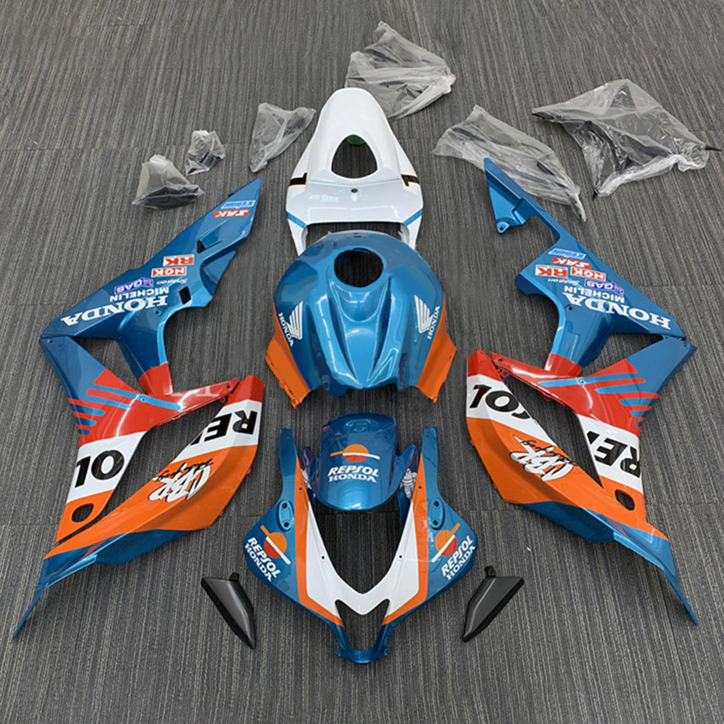 2007-2008 Honda CBR600RR F5 Injection Fairing Kit Bodywork Plastic ABS#186