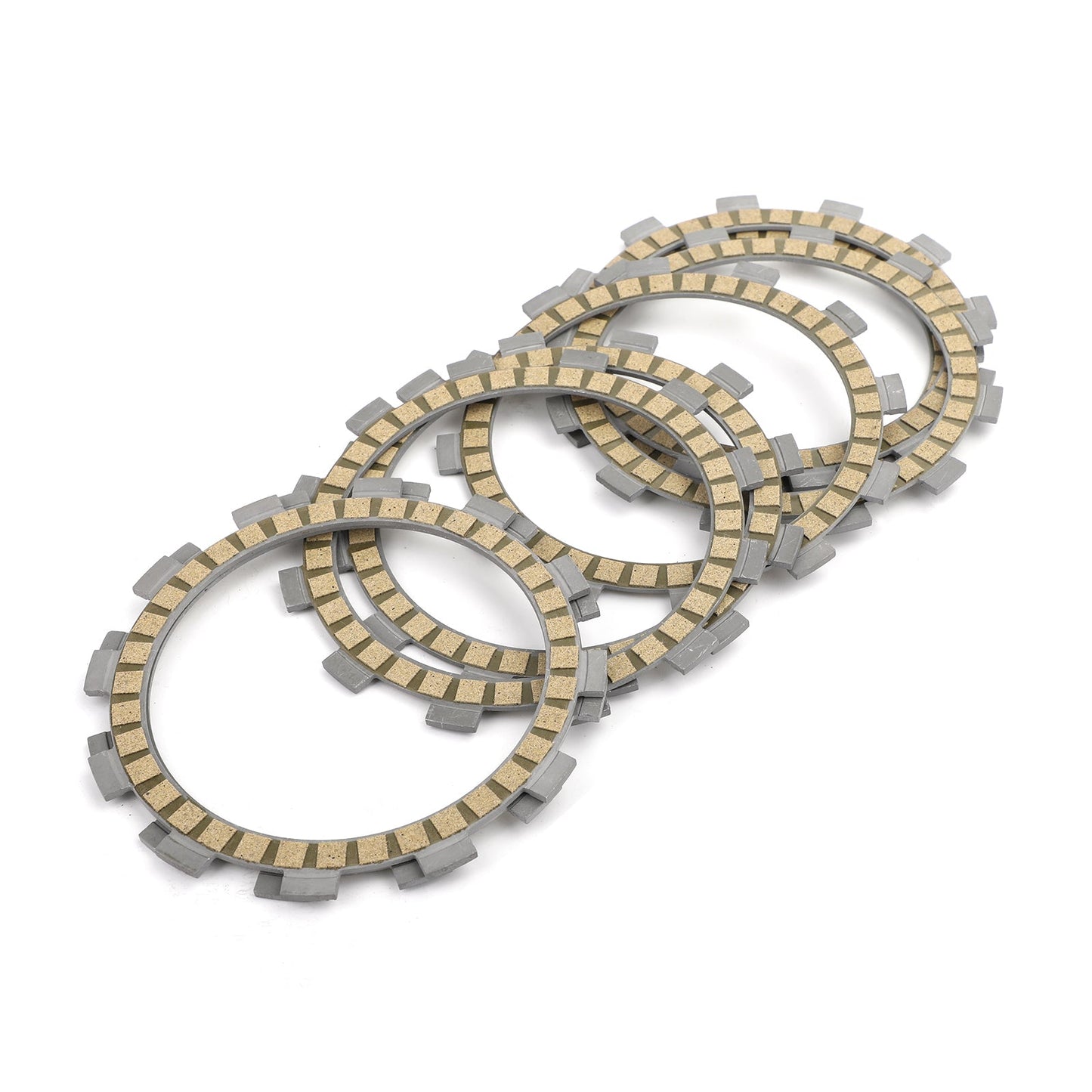 Clutch Plate Kit - Friction Plates For Yamaha YZ125 E/F/G/H/J/K/L/M/N/P/R/S/T/V/W/X/Y 1993-2018