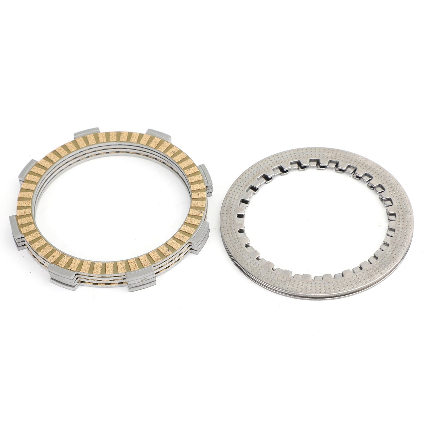 Clutch Plate Kit - Friction & Steel Plates For Yamaha ATV YFM125R RAPTOR 125 YBR125 XT125X XT125R