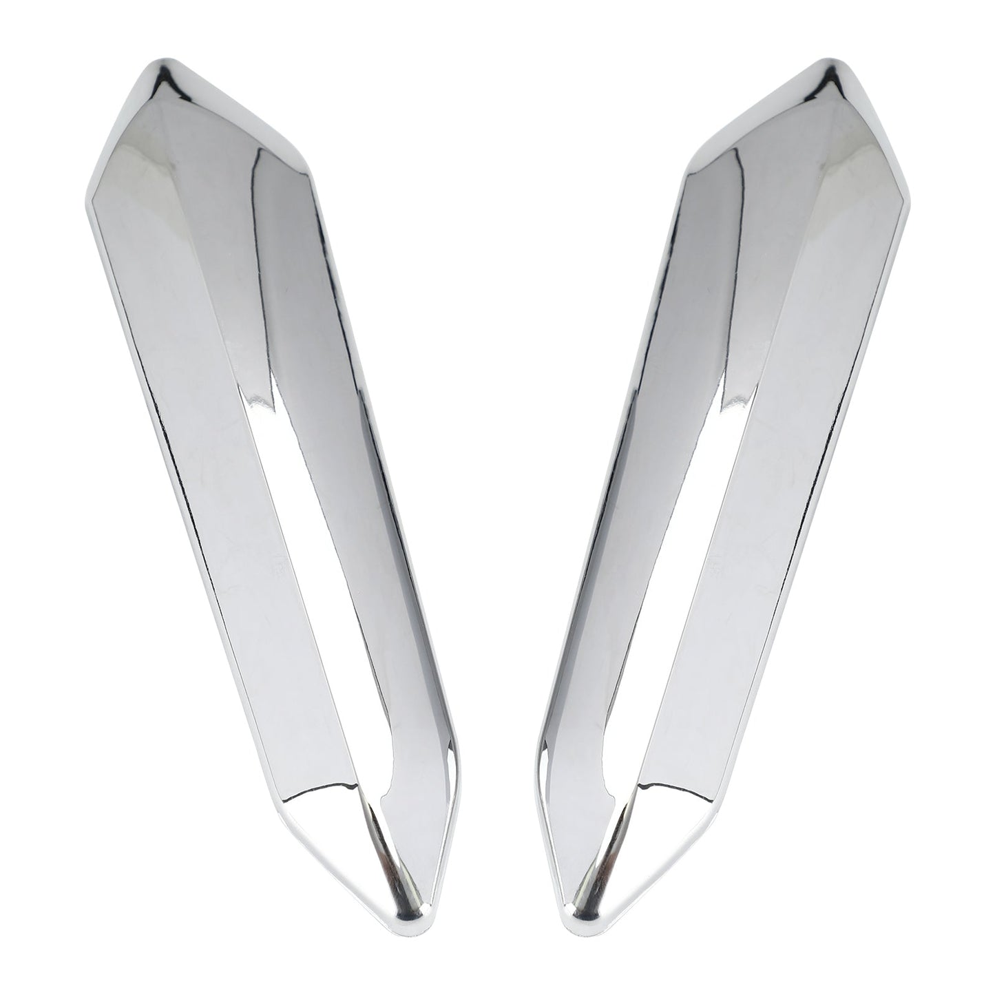 Pair Chrome Windshield Windscreen Strut Covers For Honda Goldwing GL1800 2018-2021