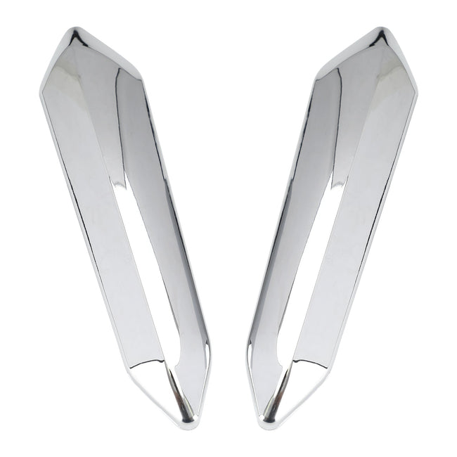 Pair Chrome Windshield Windscreen Strut Covers For Honda Goldwing GL1800 2018-2021