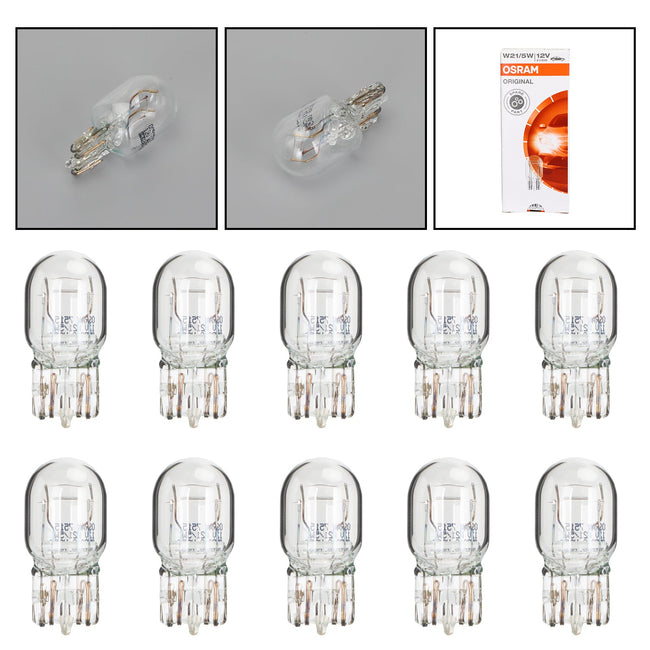 10x For OSRAM General Lighting Halogen Auxiliary Light W21/5W 12V W3*16Q