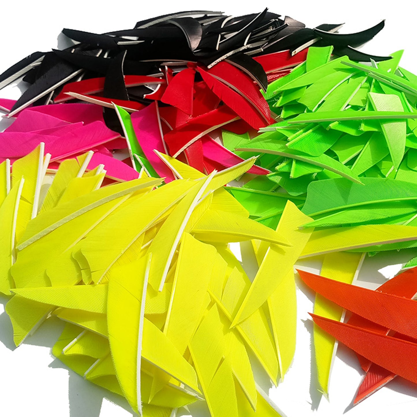 50PCS 3"4"5" Archery Arrow Feather Natural Fletching Turkey Fletches Bow Arrow