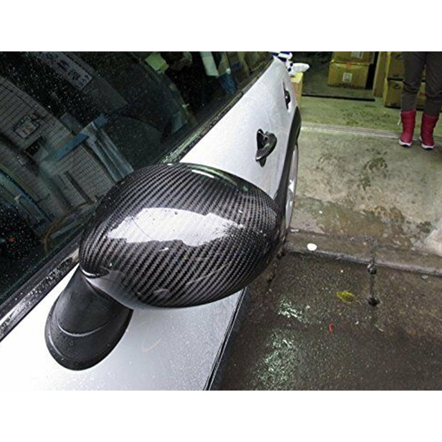 Carbon Door Mirror Covers for Mini Cooper R55 R56 R57 R58 R60 2007-2013 Manual Generic