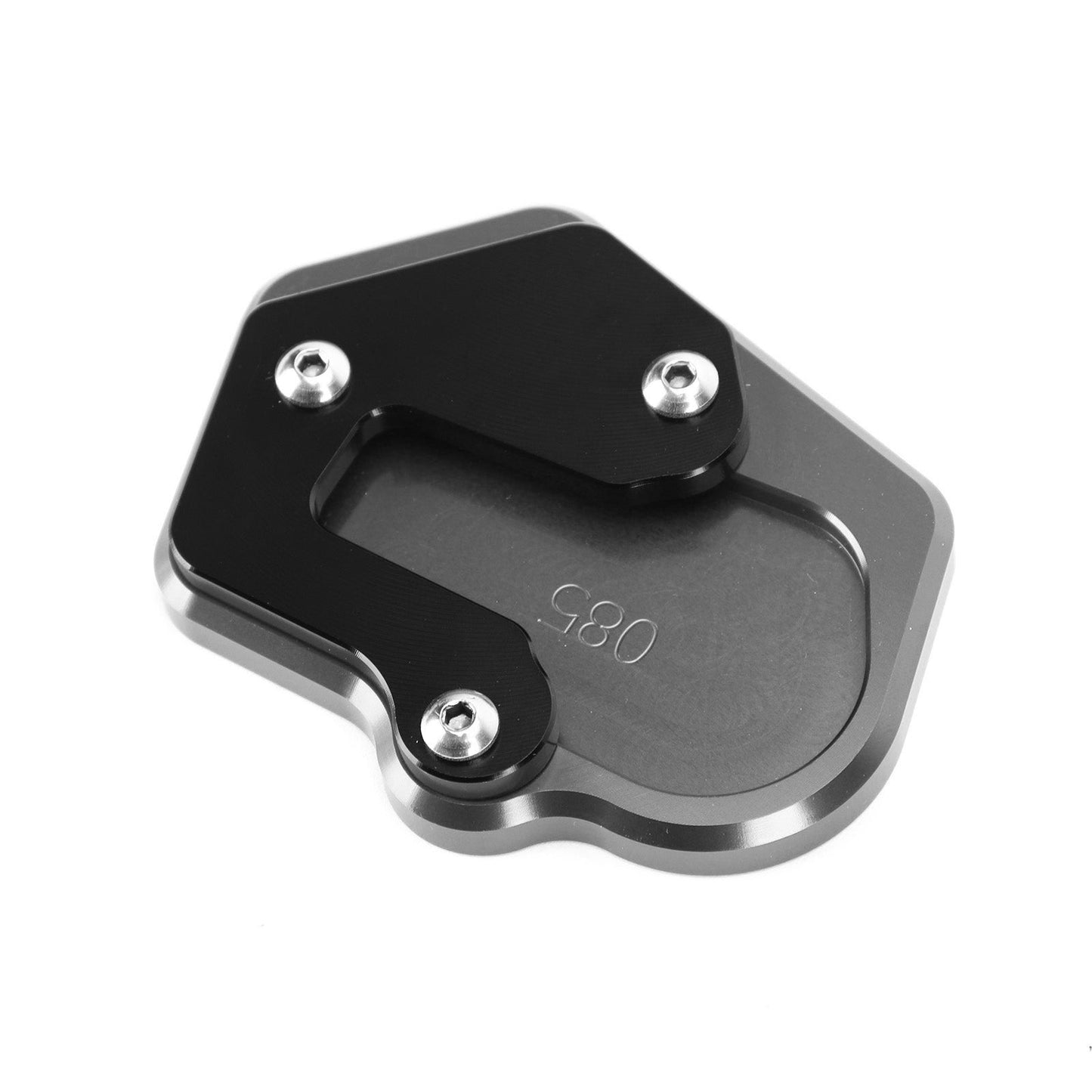 Kickstand Side Stand Extension Pad Fit For BMW F900R 2020 BLK