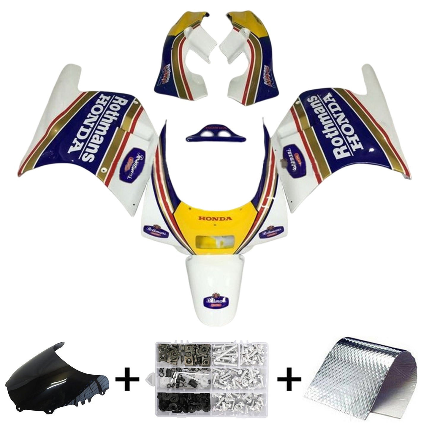 1988-1989 Honda NSR250R Injection Fairing Kit Bodywork Plastic ABS #105