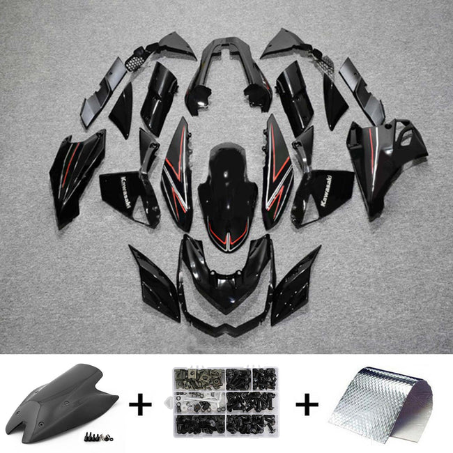 2010-2013 Kawasaki Z1000 Injection Fairing Kit Bodywork Plastic ABS#105