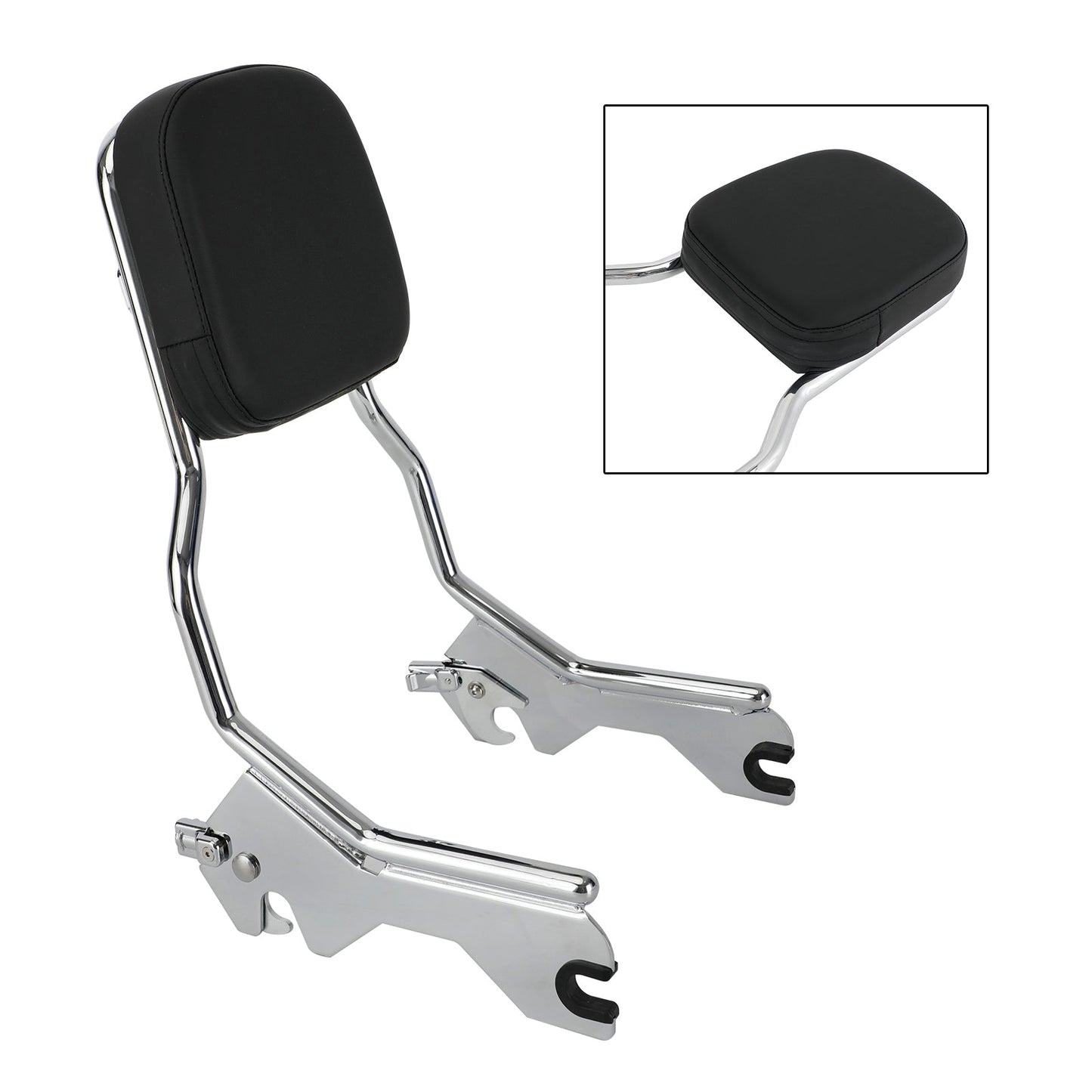 Street Bob FXBB Softail Slim FLSL Deluxe FLDE Passenger Sissy Bar Backrest