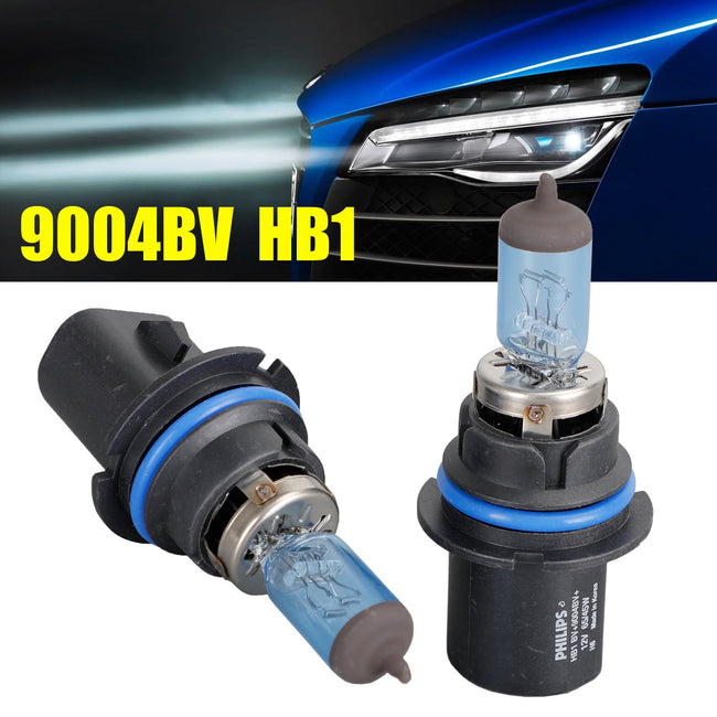 For Philips BlueVision 4000K Car Headlight Bulbs HB1 12V65/45W P29T 9004BV CD