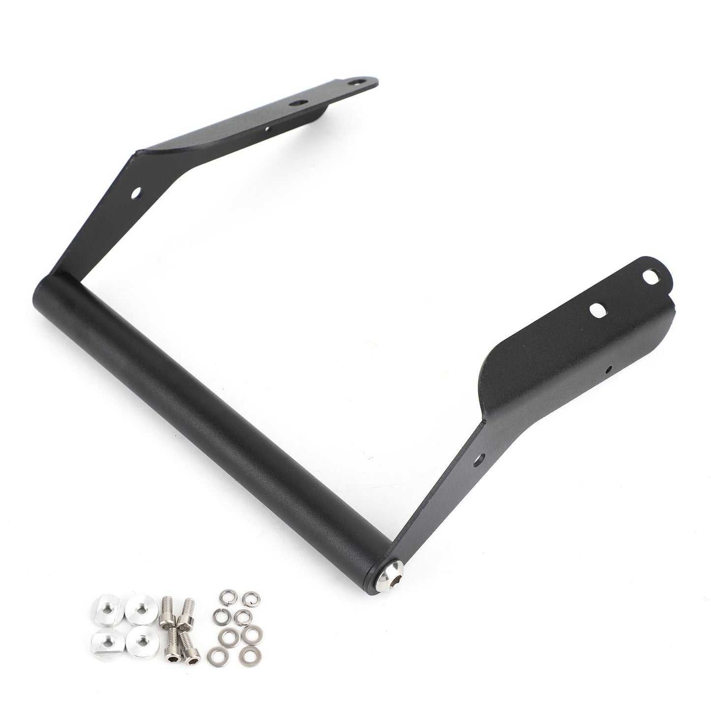 Black GPS Phone Bracket Holder Rod Fit for Kawaski Versys 1000 KLZ1000 2019 2020