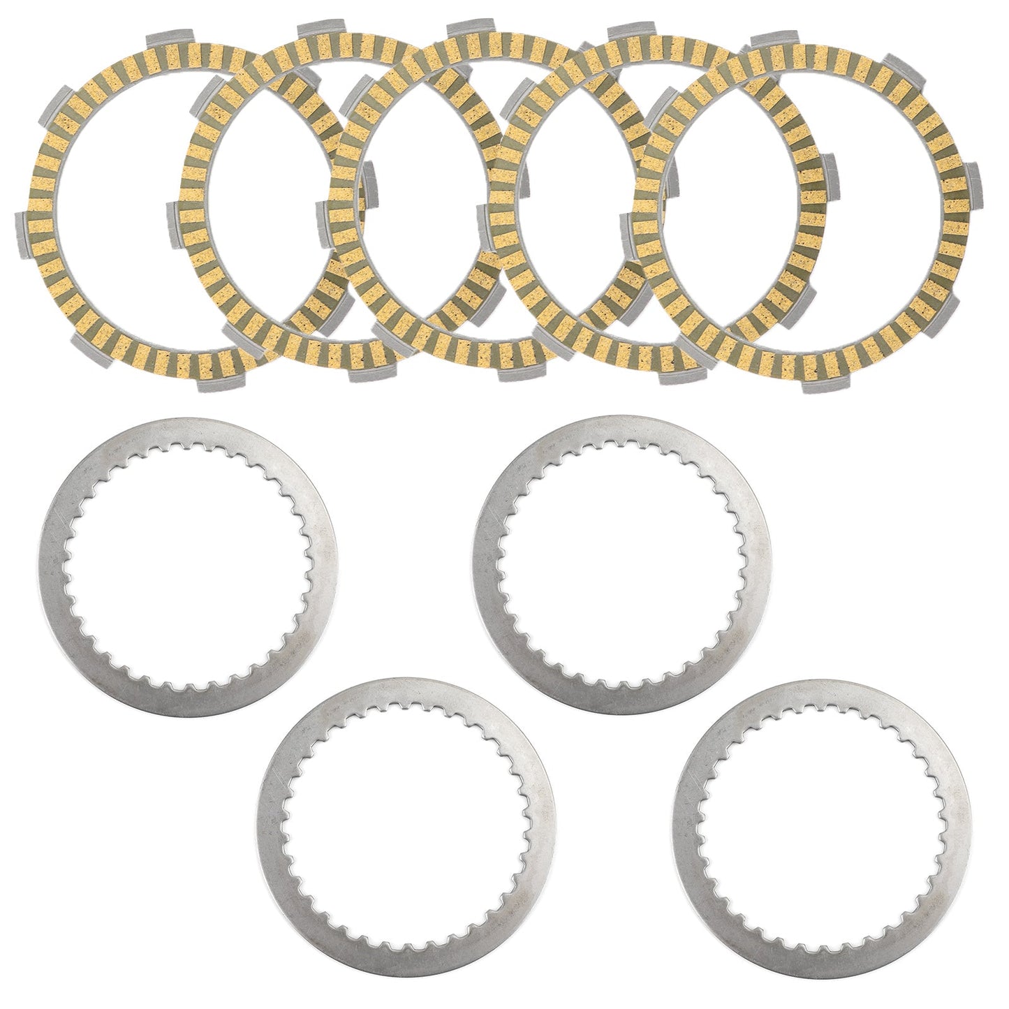 Clutch Plate Kit - Friction & Steel Plates For Honda TRX200/D TRX200SX TRX250/TM/TE FourTrax TRX250 Recon 250 TRX250TE Recon