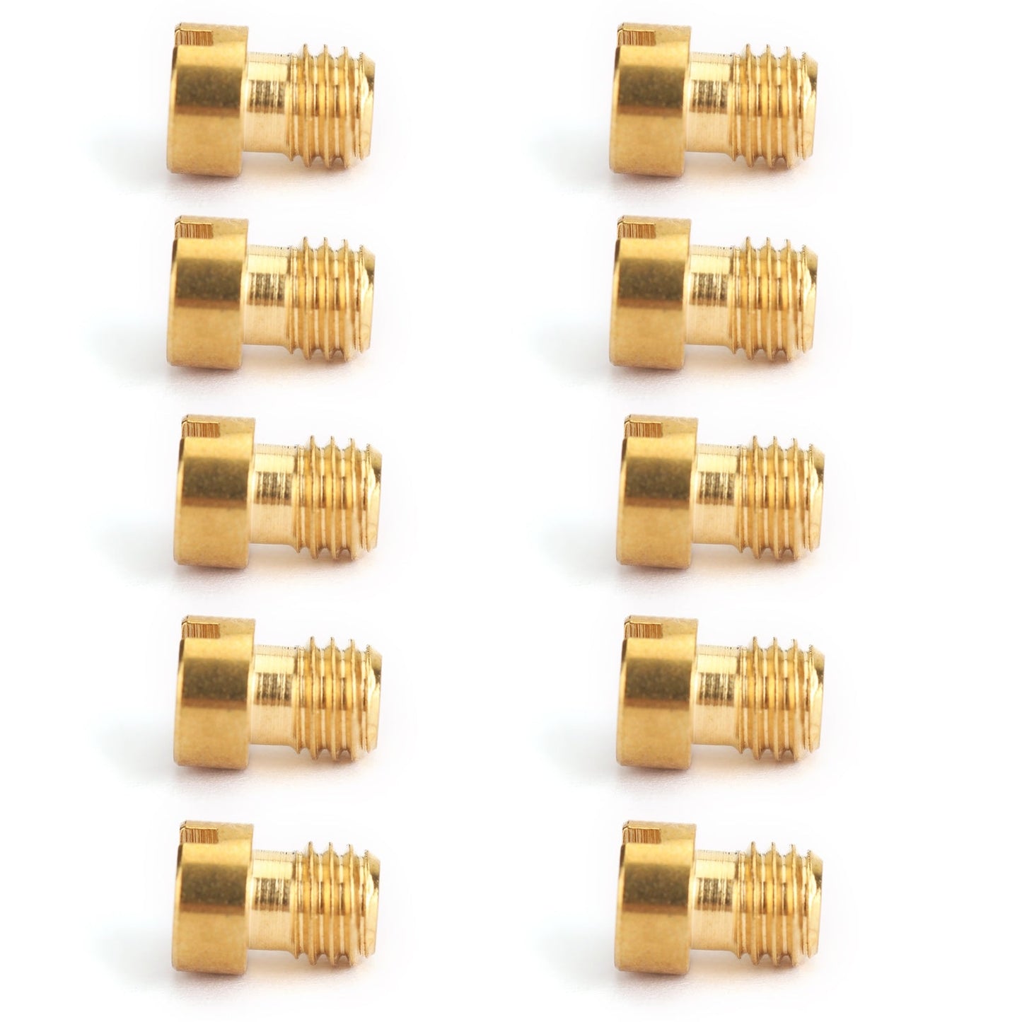 10set Round Head Main Jet 5mm 82-105 For GY6 Motorcycle Scooter Carburetor PZ19 Generic