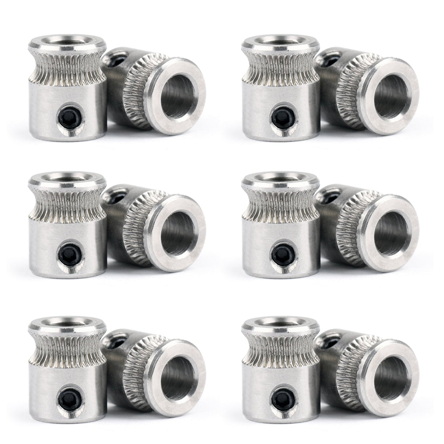 12x MK8 Steel Drive Gear Filament Pulley For 1.75/3.0mm Extruder 3D Printer
