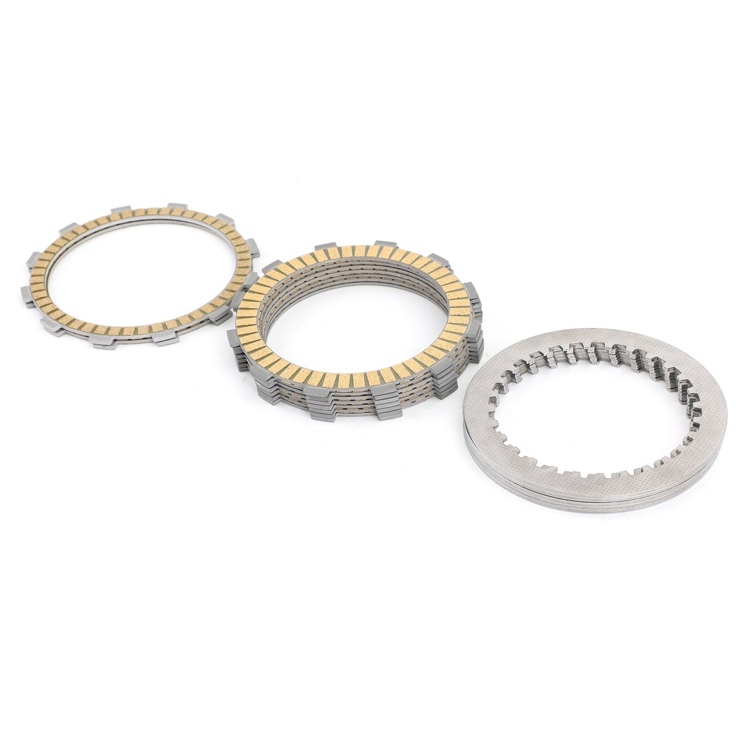 Clutch Plate Kit - Friction & Steel Plates For Triumph Daytona 955i 98-00 Speed Triple (EFI) 97-01 Sprint RS (Up to VIN 139276) 99-01 Sprint ST (Up to VIN 139276) 99-01 T595 Daytona 97 Tiger 900cc (From VIN 71699) 97-98