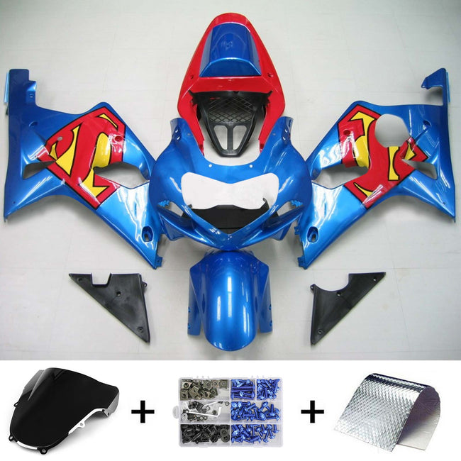 2000-2002 Suzuki GSXR1000 K1 K2 Amotopart Injection Fairing Kit Bodywork Plastic ABS #121