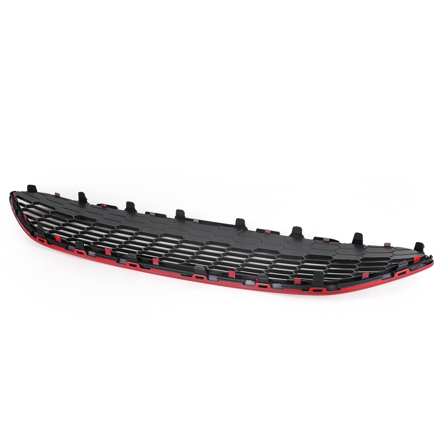 Front Bumper Grille Upper Honey Comb Fit Ford Fiesta 2013-2017 Red