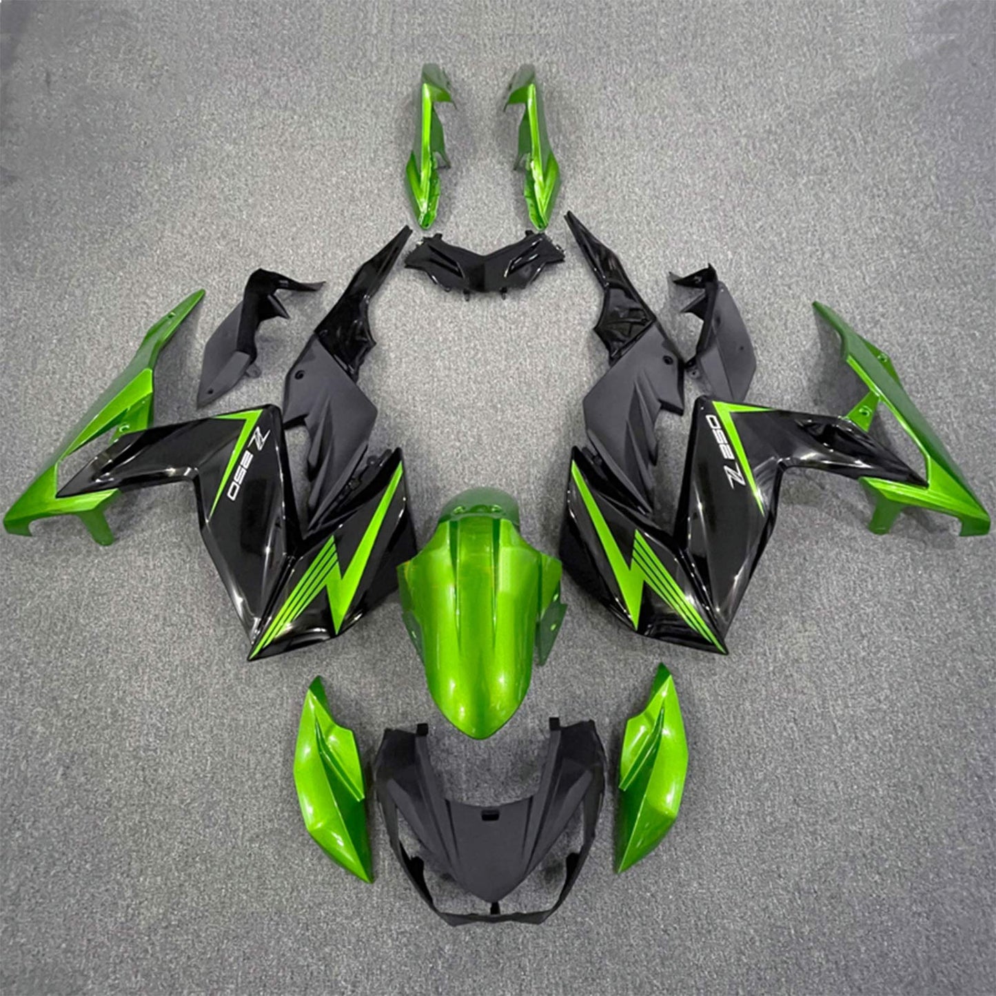 2015-2016 Kawasaki Z250 Z300 Injection Fairing Kit Bodywork Plastic ABS#112