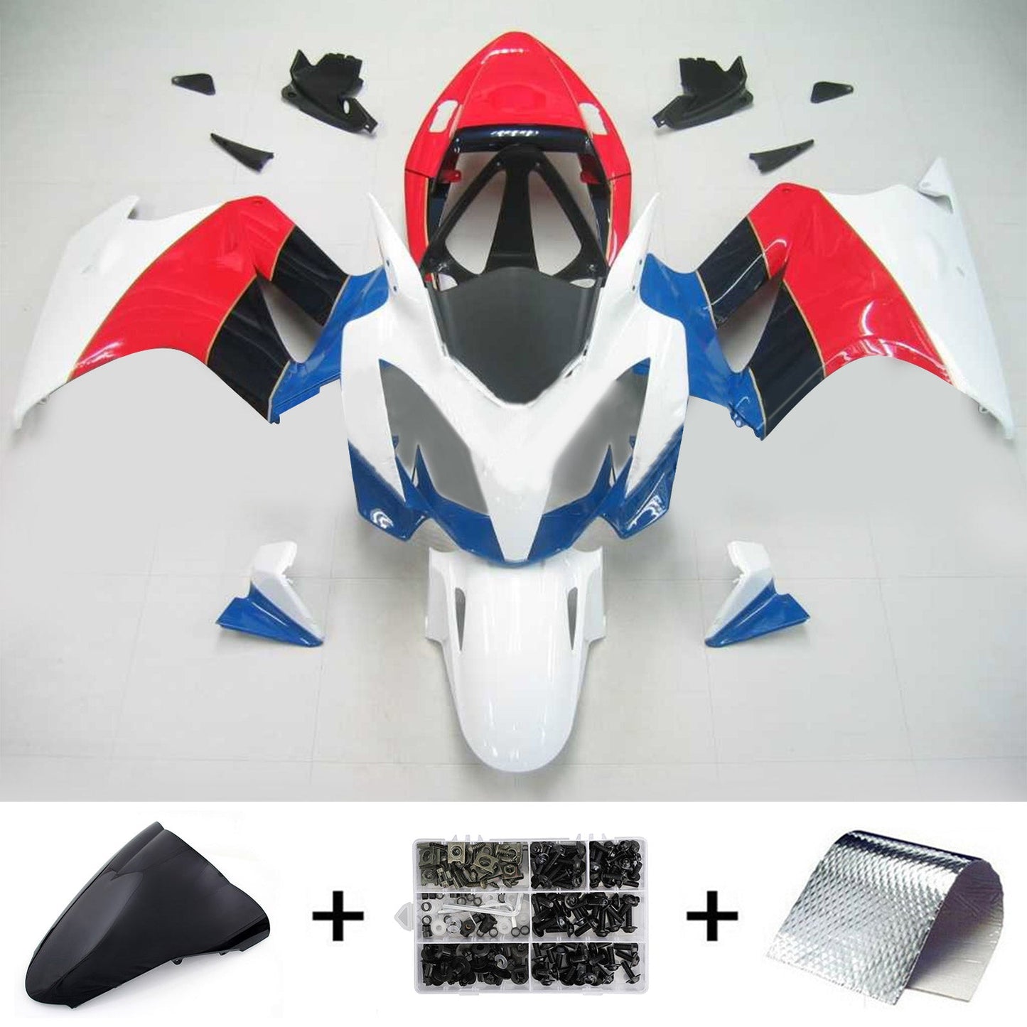 2002-2012 Honda VFR800 Injection ABS Plastic Bodywork Fairing #7