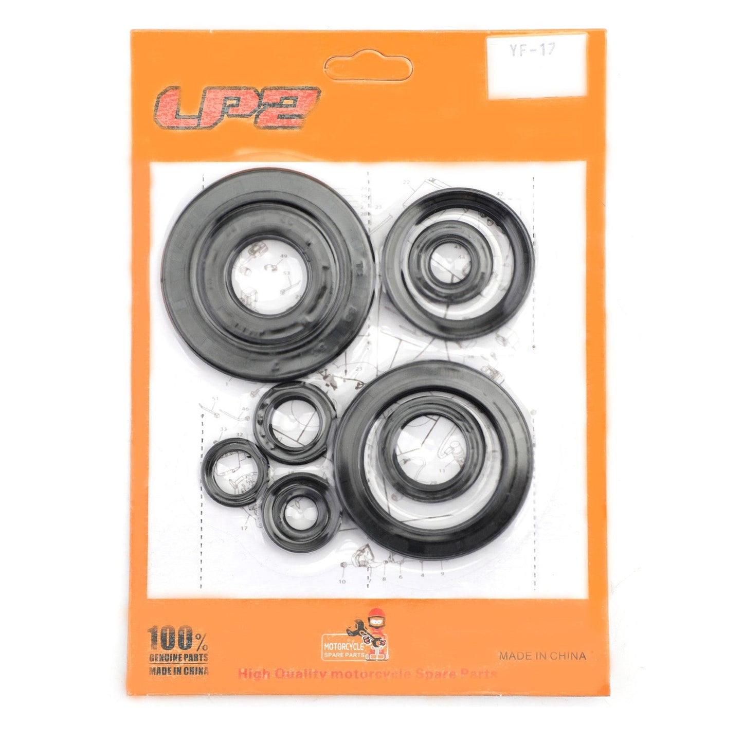 9pcs Engine Oil Seal Kit Set for Honda CRF450R 2009-2014 crf450r CRF-450R