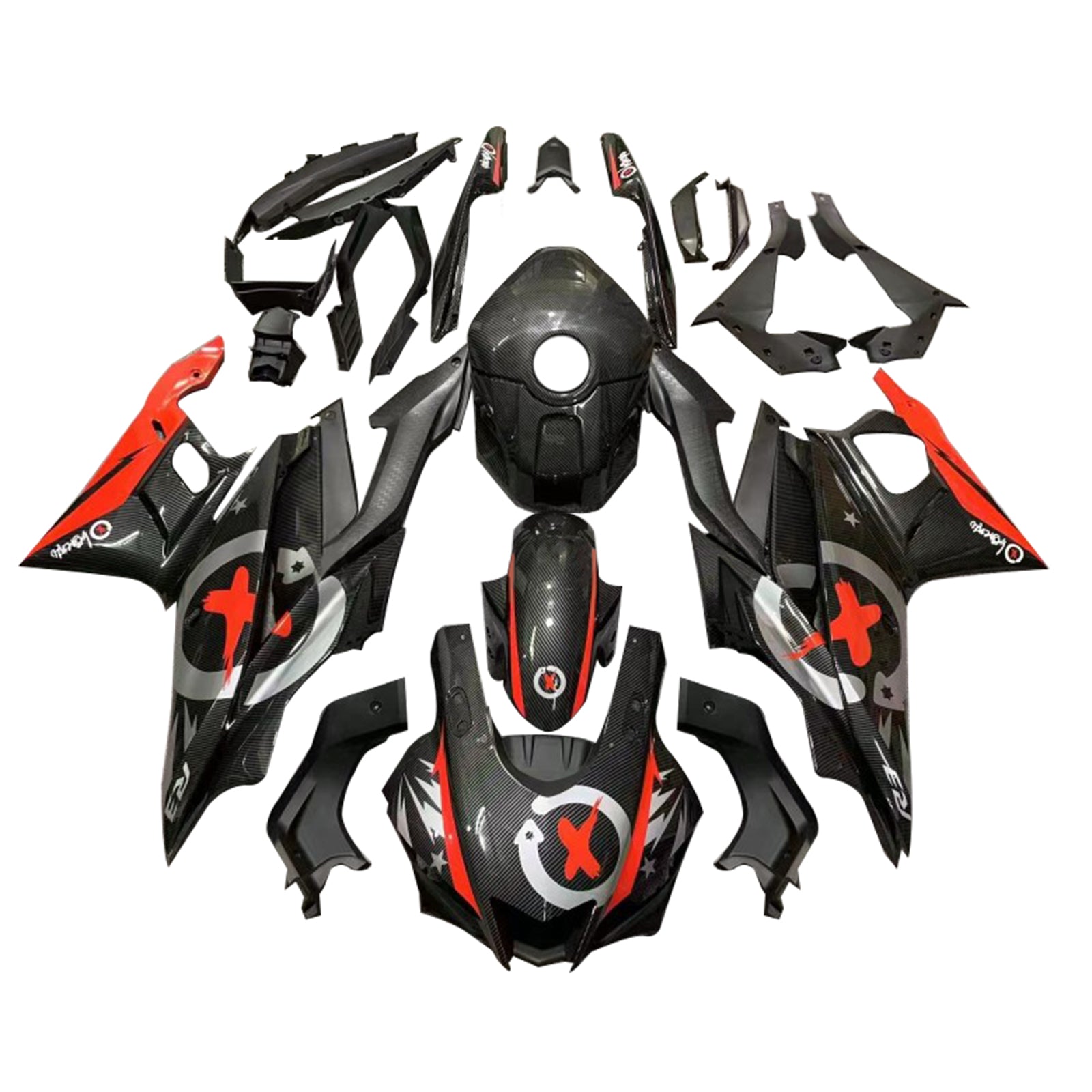 2022-2023 Yamaha YZF-R3 R25 Injection Fairing Kit Bodywork Plastic ABS ...